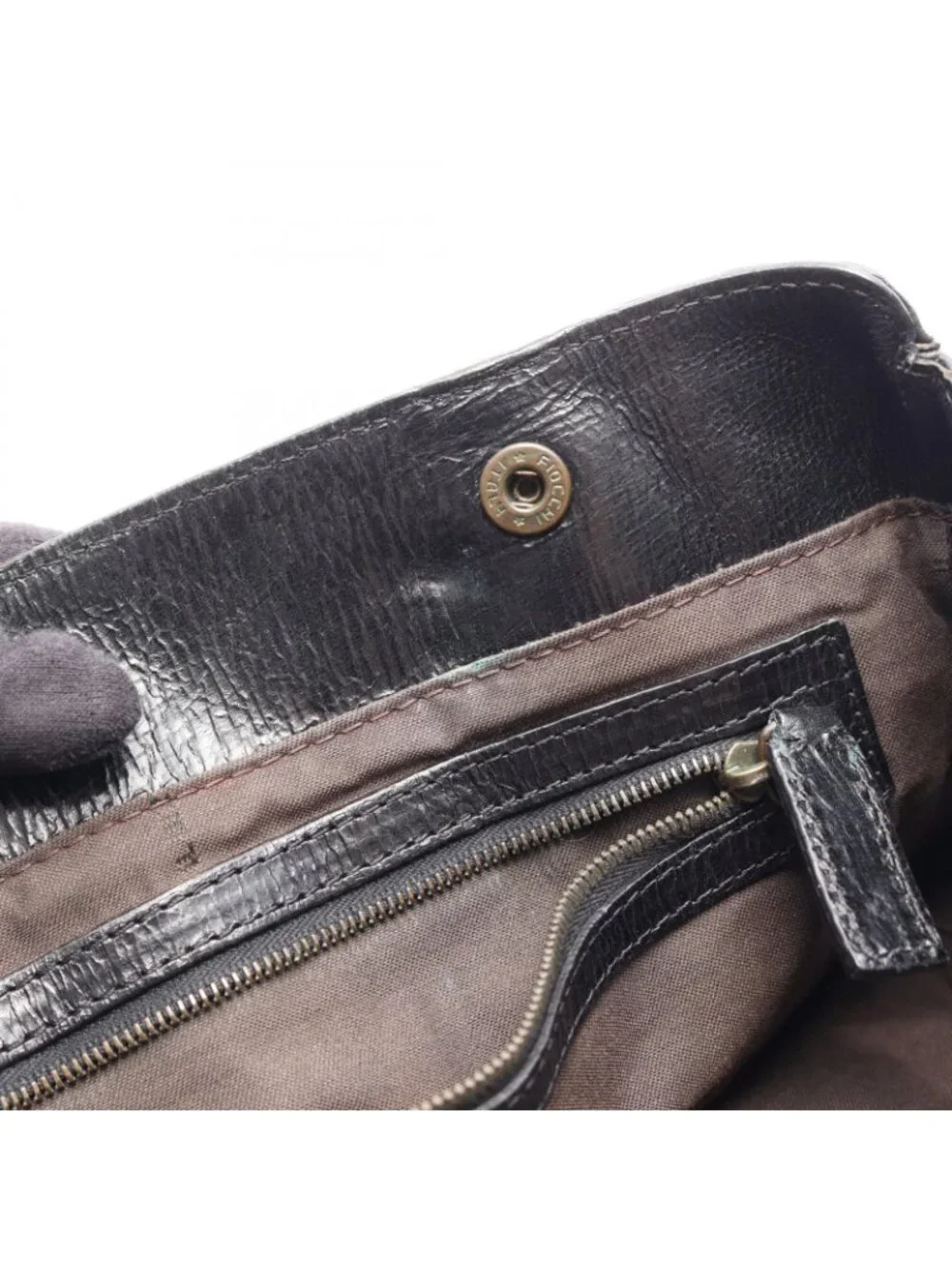 Fendi Handbag Etonico Black Leather